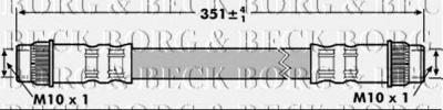 BORG & BECK bbh7179 -  Тормозной шланг